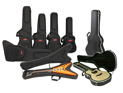 SKB Guitar cases groepsfoto