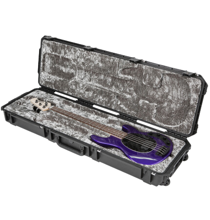 Bass Guitar Cases Open